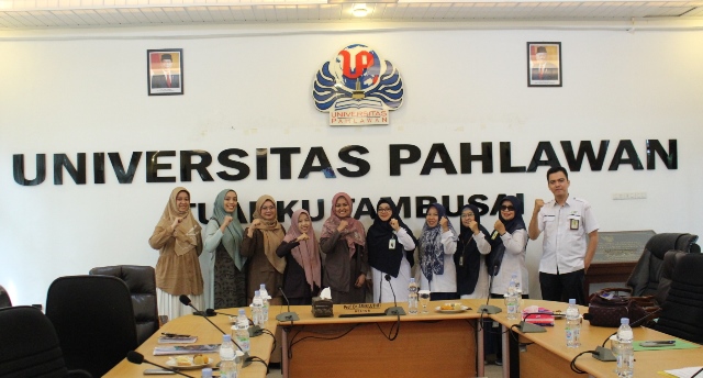 Perpustakaan Poltekkes Kemenkes Riau Melaksanakan Penjajakan MoU Perpustakaan dengan Universitas Pahlawan Tuanku Tambusan Kabupaten Kampar