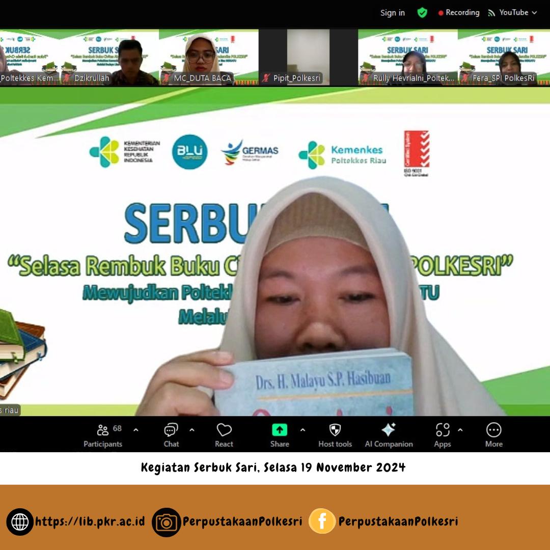 SERBUK SARI BAHAS BUKU ORGANISASI MOTIVASI KARYA H. MALAYU S.P HASIBUAN