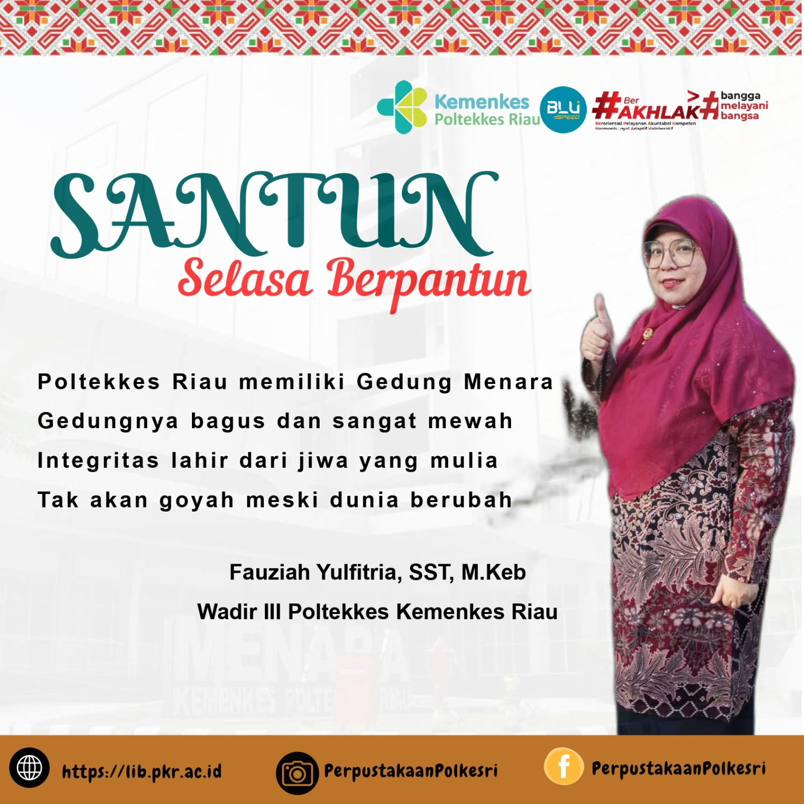 SANTUN (Selasa Berpantun) Tanggal 08 Juli 2025
