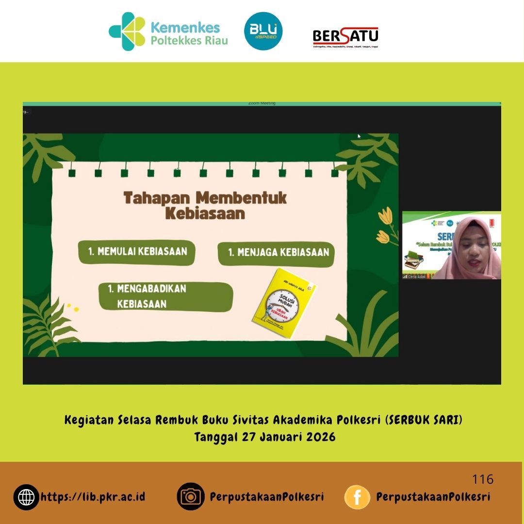 Serbuk Sari membahas Buku : “Solusi Mudah Ubah Kebiasaan”  Karya Adi Wahyudi Adji