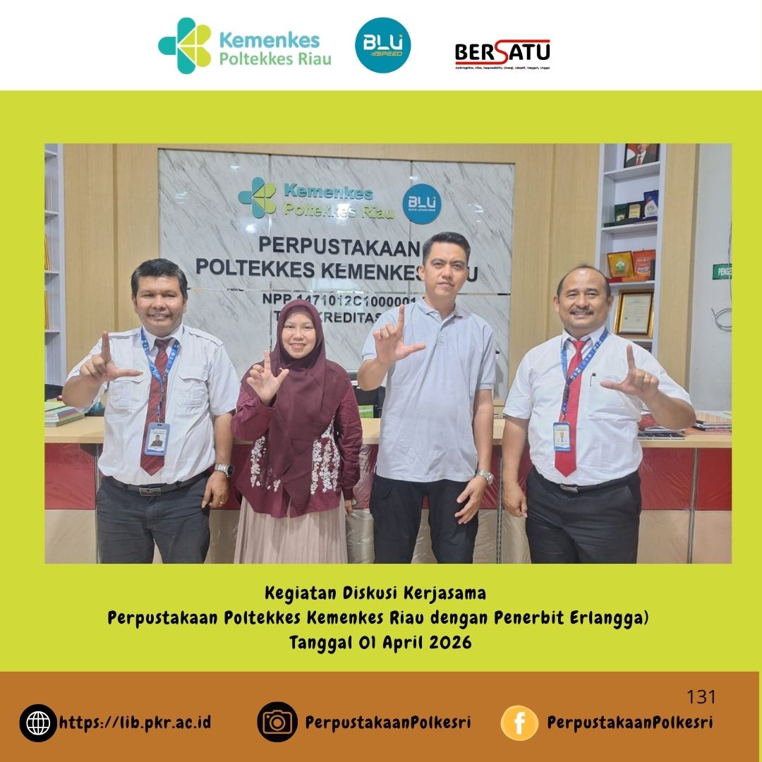 Perkuat Literasi Digital dan Koleksi, Perpustakaan Poltekkes Kemenkes Riau Jajaki Kerjasama dengan Penerbit Erlangga