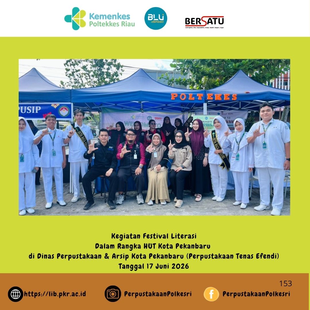 Poltekkes Kemenkes Riau Meriahkan Festival Literasi Kota Pekanbaru 2026