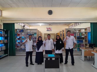 Pustakawan Polkemri melaksanakan kegiatan Pembinaan Pustakawan dan Katalogisasi Deskripsi Terbaru di PSDKU Poltekkes Kemenkes Riau Kab. INHU