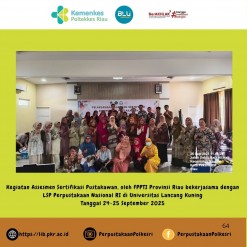 Pustakawan Poltekkes Kemenkes Riau Lulus Uji Kompetensi Sertifikasi Pustakawan