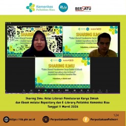 Tingkatkan Skill Riset, Perpustakaan Poltekkes Riau Gelar Kelas Literasi Penelusuran Karya Ilmiah