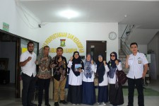 Pustakawan Poltekkes Kemenkes Riau melaksanakan pembahasan MoU Ke Perpustakaan Dinas Perpustakaan dan Arsib Kabupaten Kampar