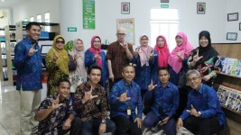 Kunjungan Wadir III Poltekkes Se-Regional Sumatera Dalam Rangka Kegiatan Mawapres Tahun 2024 di Perpustakaan Poltekkes Riau