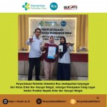 Kunjungan Ketua STIKES HAR-KAUSYAR Rengat sekaligus peminjaman silang layan koleksi Promosi Kesehatan 