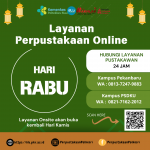 LAYANAN PERPUSTAKAAN ONLINE PADA HARI RABU